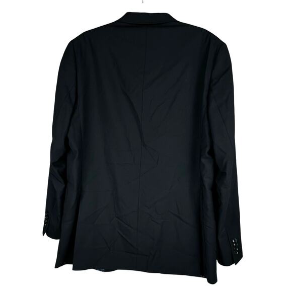 Ted Baker London NWOT Jay Trim Fit Men's 100% Wool Blazer Black Size 44L - Picture 2 of 6